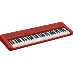 Casio Key Touch-Sensitive Portable Keyboard (Red)
