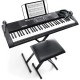Alesis Harmony Key Portable Keyboard with Stand, Bench, and Headphones
