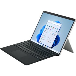Microsoft 13" Multi-Touch Surface Pro 8 Platinum Bundle with Black Surface Pro Keyboard