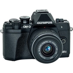 Olympus OM-D E-M10 Mark III Mirrorless  with 14-42mm II R Lens (Black)