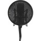 Auray PFNY-6 Nylon Pop Filter with Gooseneck and C-Style Clamp for Mic Stands and Booms