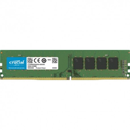 Módulo de memoria UDIMM Crucial DDR4 de escritorio de 8 GB a 3200 MHz (1 x 8 GB)