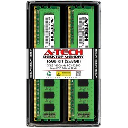 A-Tech - Kit de 16 GB (2 x 8 GB) RAM para Dell OptiPlex 9020, 9010, 7020, 3020, 3010, XE2