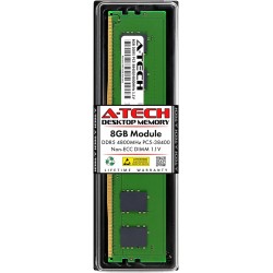 A-Tech 8GB DDR5 4800MHz PC5-38400 CL40 UDIMM 1.1V sin ECC sin búfer DIMM