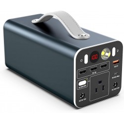 155Wh Portable Power Station, 42000mAh Laptop Power Bank with 150W AC Outlet