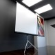 Klip Xtreme KPS-104 - Pantalla de proyección con trípode - 120" (305 cm) - 4:3 - Blanco mate - blanco