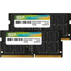 Silicon Power 64GB Laptop DDR4 3200 MHz SO-DIMM Memory Kit (2 x 32GB)