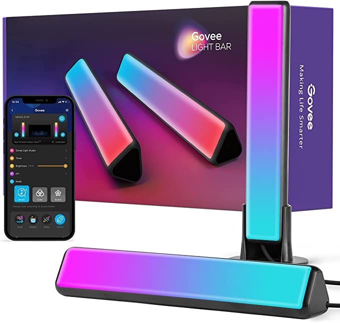 Smart RGB Desktop Pickup Atmósfera Lámpara Música Ritmo Barra de luces  yeacher Lámpara RGB