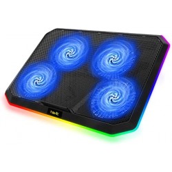 havit Almohadilla de refrigeración para laptop para juegos de 15.6 a 17 pulgadas, enfriador para portátil RGB