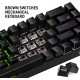 Havit Teclado mecánico inalámbrico del 60% y ratón con cable, Bluetooth 5.1 y tipo C con cable de 68 teclas, teclado para juegos