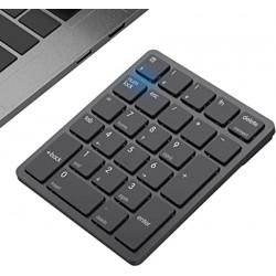 Havit - Bloc numérico inalámbrico USB 26 teclas, mini teclado numérico portátil de contabilidad financiera