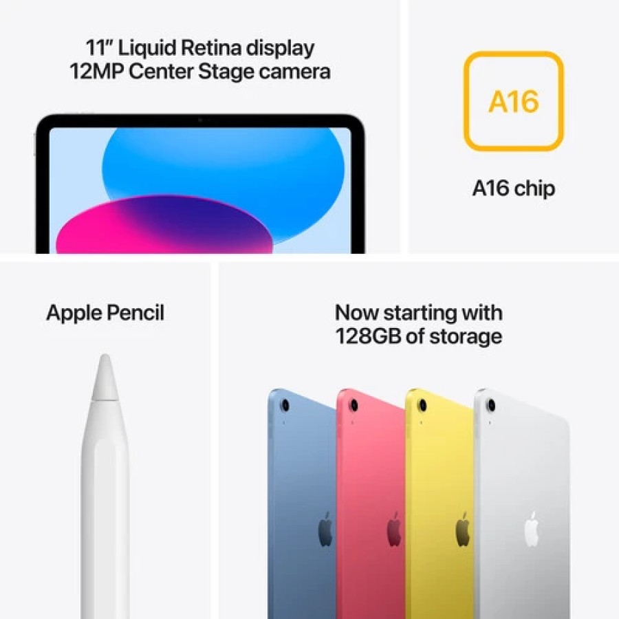 Apple iPad A16 Wi-Fi 128GB ブルー　MD4A4J/A Apple iPad 11 A16 128GB Wi-Fi Azul | MD4A4LL/A | Fast Depot