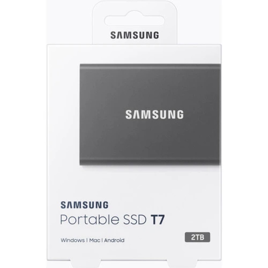 Samsung T7 2TB SSD Portátil USB 3.2 Titan Gray
